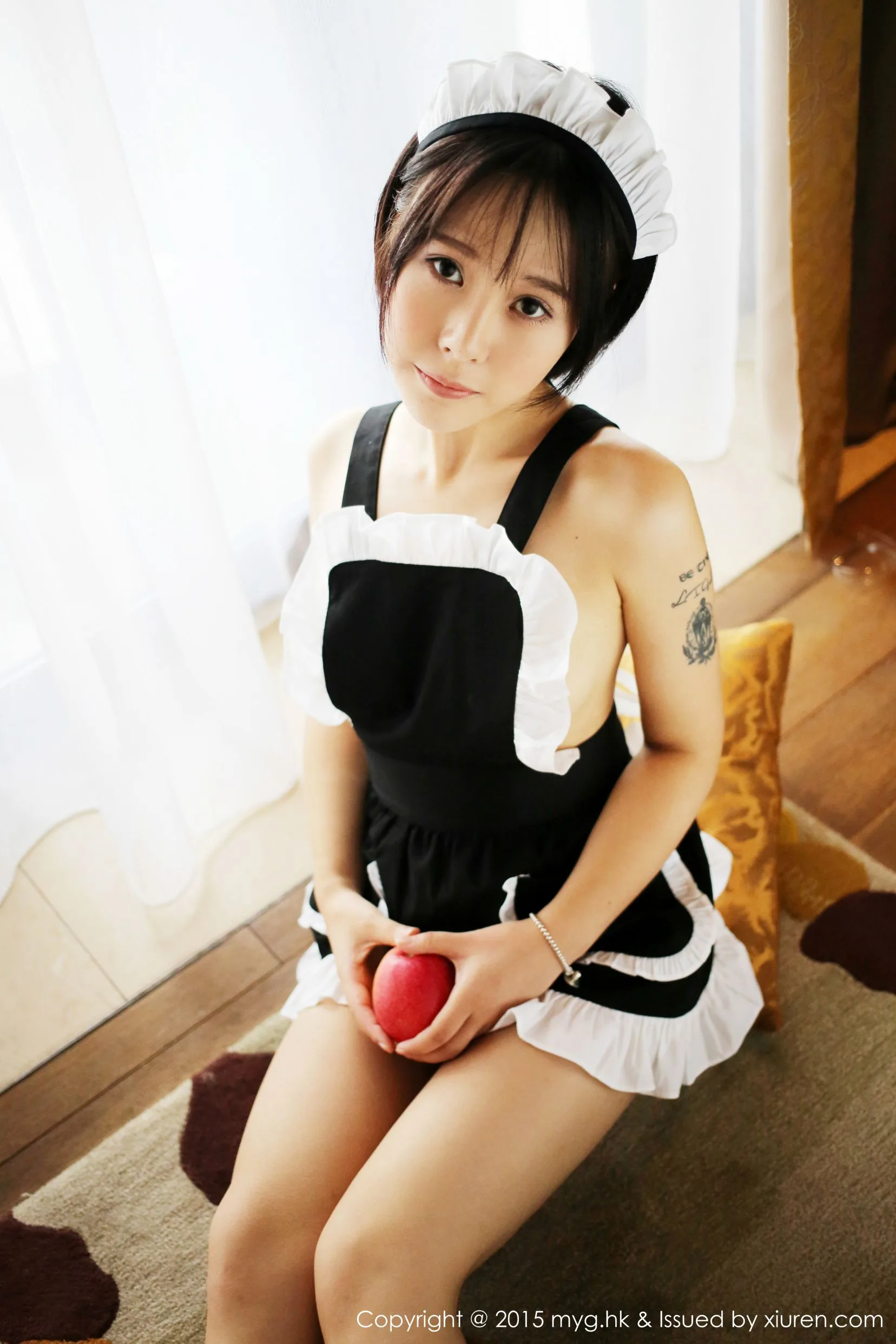 [Bộ sưu tập ảnh làm đẹp MYGIRL]VOL.157 Evelyn - Sách ảnh trang phục hầu gái gợi cảm - 37