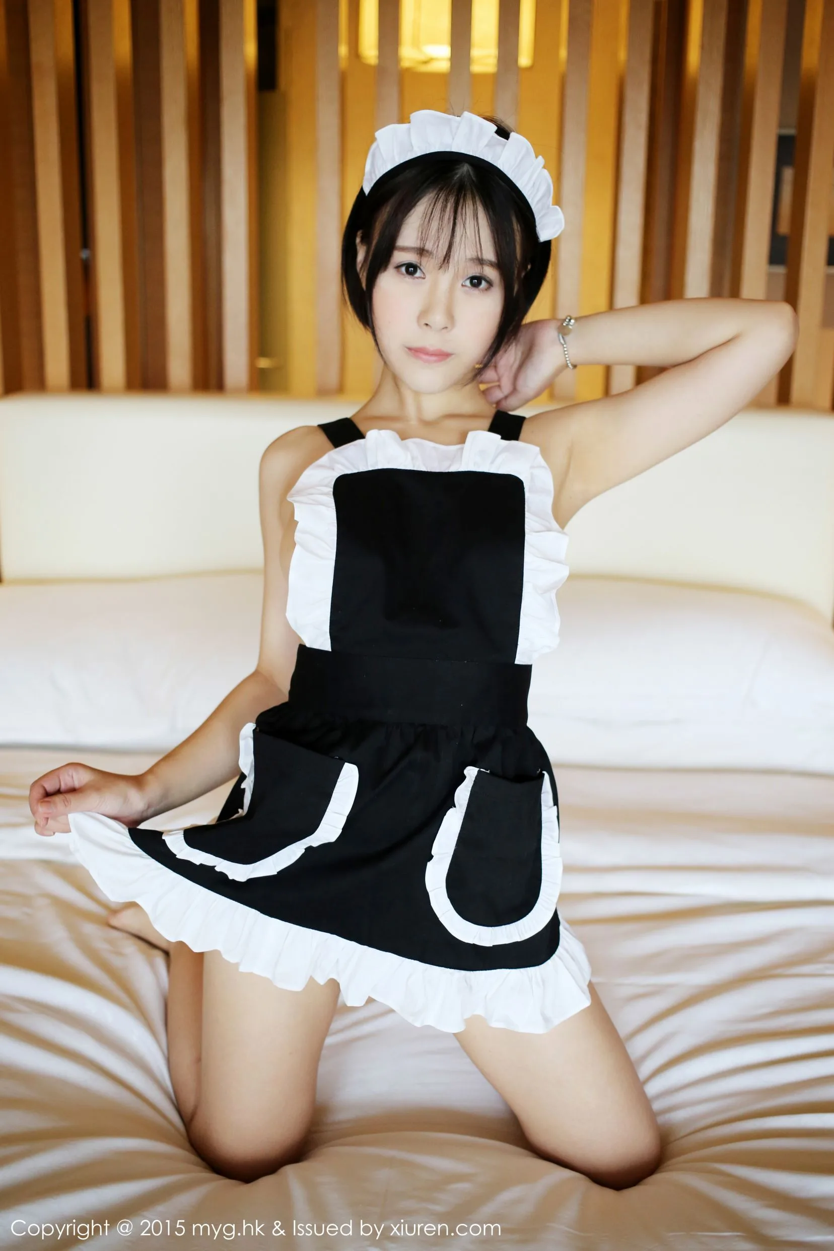 [Bộ sưu tập ảnh làm đẹp MYGIRL]VOL.157 Evelyn - Sách ảnh trang phục hầu gái gợi cảm - 2